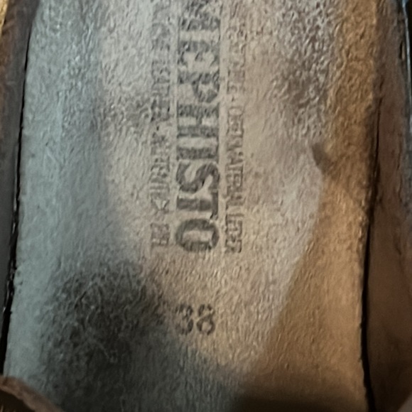 mephisto clogs brown 38 us size 8 - Picture 12 of 12